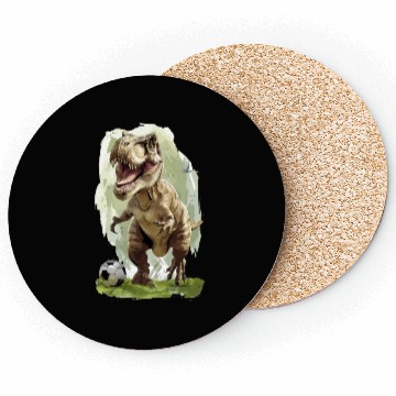 Discover Soccer Ball Trex Dinosaur T-Rex Coasters
