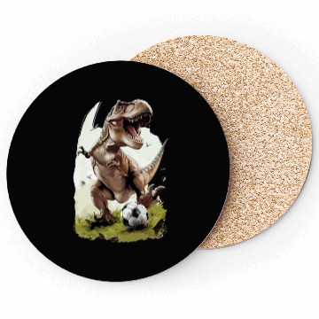 Discover Soccer Player Dinosaur Coasters
