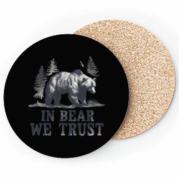 Discover In Bear We Trust Wilderness Backbone Coasters