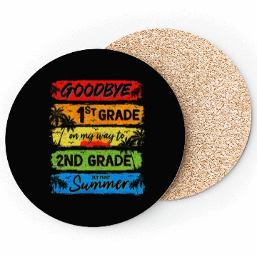 Discover Goodbye 1st Grade Summer Graduation Teacher Coasters
