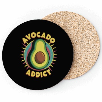 Discover Avocado Addict Coasters