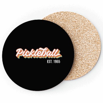 Discover Pickleball Est. 1965 Coasters