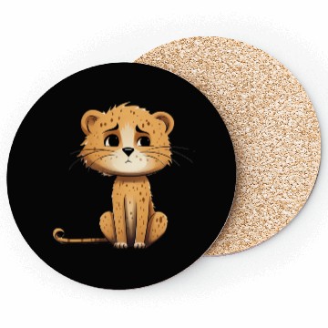 Discover Little but Wild Cutie Cheetah Coasters