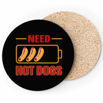 Discover Hot Dog Adult Battery Need Hot Coasters