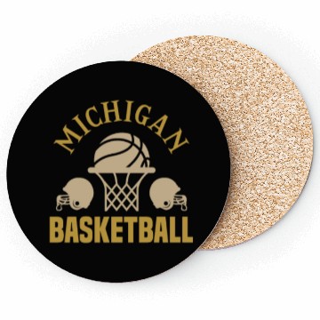Discover michigan basketball Coasters