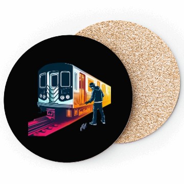 Discover AI Teen at Subway Layup Masked Coasters