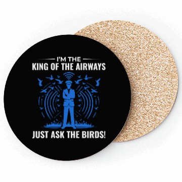 Discover Air Traffic Controller ATC Aviation Humor Airplane Coasters