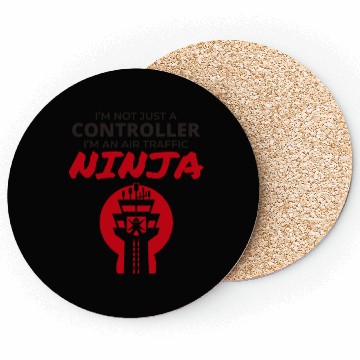 Discover Air Traffic Controller ATC Aviation Ninja Airplane Coasters