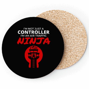 Discover Air Traffic Controller ATC Aviation Ninja Airplane Coasters