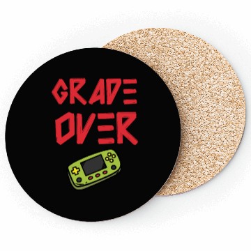 Discover Grade Over : Funny Graduation in Games Style 2024 Coasters
