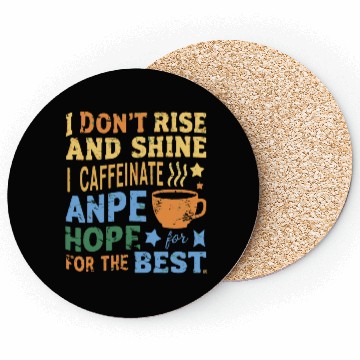 Discover womens funny coffee coffee lover saying for her Coasters