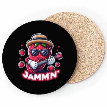 Discover Jammin Strawberry Jam Playing a Guitar Rock n Roll Coasters