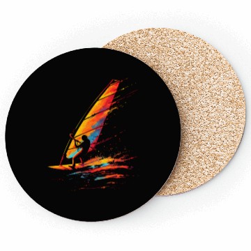 Discover Windsurfing 90s Look Coasters