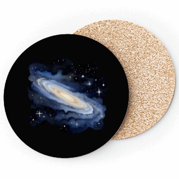 Discover Watercolor Milky Way Coasters