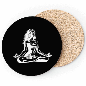 Discover Meditation Yoga Teacher For Relaxation Coasters