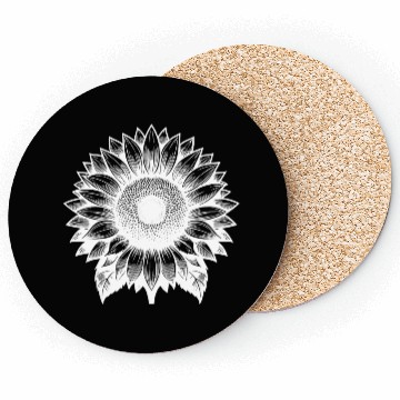 Discover Large Flowering Sunflower Coasters