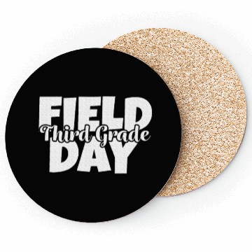 Discover Field Day 2024 3rd Third Grade School Teacher Coasters