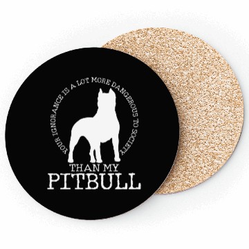 Discover Express Your Love For Pitbull Society Today Coasters
