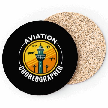 Discover Air Traffic Controller ATC Aviation Humor Airplane Coasters