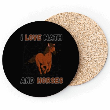 Discover I Love Math And Horses Horse Math Lover Coasters