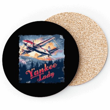 Discover Yankee Lady B17 Coasters