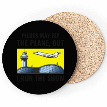 Discover Air Traffic Controller ATC Aviation Humor Airplane Coasters