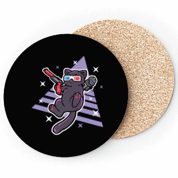 Discover 80's kitty Coasters