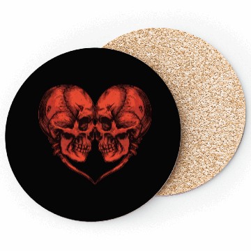 Discover Skull Heart Coasters