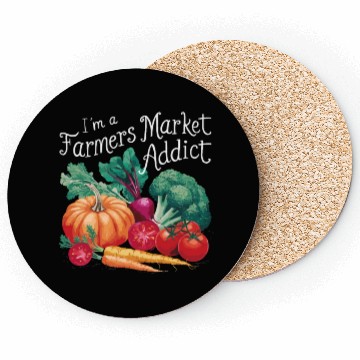 Discover Farmers Market Farmer Agriculture Farming Food Coasters