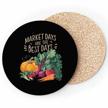 Discover Farmers Market Farmer Agriculture Farming Food Coasters
