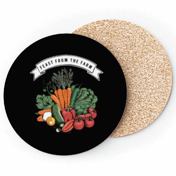 Discover Farmers Market Farmer Agriculture Farming Food Coasters