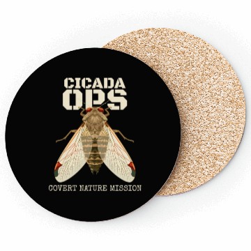 Discover Cicada-Entomology-Insect-Nature- Coasters
