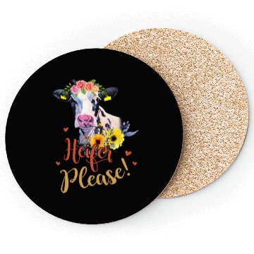Discover Salty A Heifer Please Funny Farmer Cow Lovers Coasters