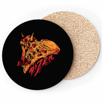 Discover PIZZA SKULL Classic Coasters