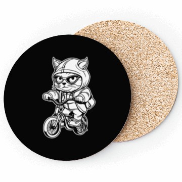 Discover Cycling Cyclist Cute Coasters