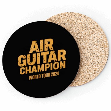 Discover AIR GUITAR CHAMPION WORLD TOUR 2024 Coasters