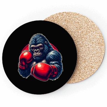 Discover Boxing Gorilla Martial Arts Fighter Boxing Lover Coasters