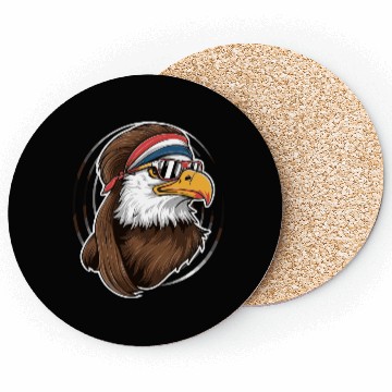 Discover Eagle With Attitude Coasters