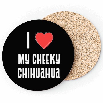 Discover Cheeky Chihuahua Lover Sleeve Coasters