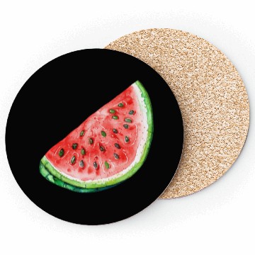 Discover Watermelon Clipart - Fresh Summer Fruit Designs, Coasters