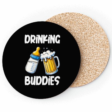 Discover Drinking Buddies Creative Fun Novelty Coasters