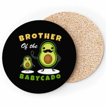 Discover Cute Avocado Family Matching cool for brother Coasters