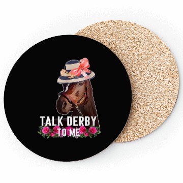 Discover Talk Derby Horse Racing Day Coasters