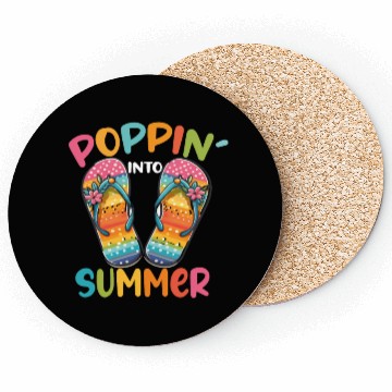 Discover poppin into summer Bye Bye School Coasters
