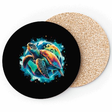 Discover Earth Day Restore Sea Turtle Coasters
