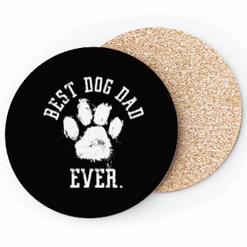 Discover Best Dog Dad Ever Coasters