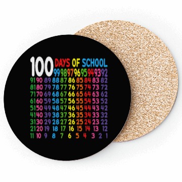 Discover 100th Day of School Teacher Coasters