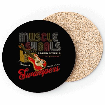 Discover Muscle Shoals Sound Guitar Music Lovers Coasters