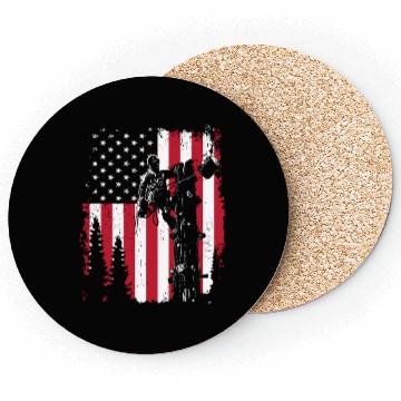 Discover American Flag Arborist For Men Cool Tree Lover Coasters