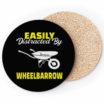 Discover Wheelbarrow Art Design Farmer Gardener Coasters